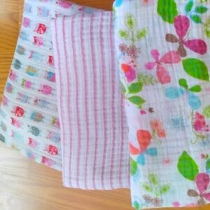 aden + anais Colorful Cotton Muslin Swaddle Blanket Set
